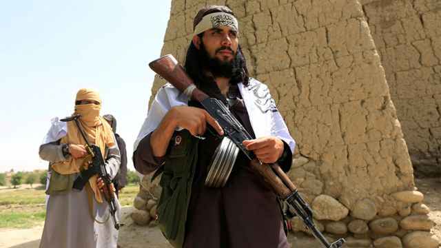 مقاتلو طالبان في عام 2018.