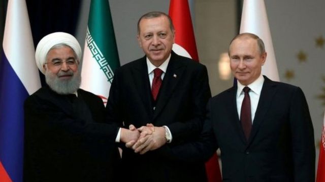 Путин, Эрдоган жана Роухани апрель айында Сириядагы абал боюнча сүйлөшүүлөрдү өткөргөн
