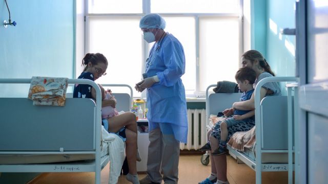 "Красная зона" детской больницы в Хабаровске