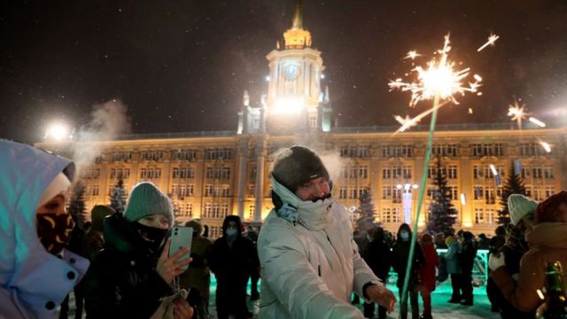 جشن های سال نو دریکاترینبورگ روسیه
