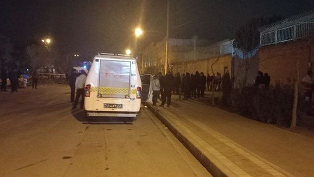 خیابانی در نزدیکی محل حمله