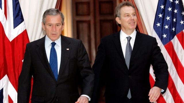 Bush y Blair