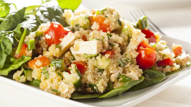 Ensalada con quinoa