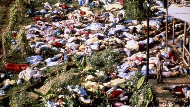 Pessoas mortas no suicídio coletivo de Jonestown