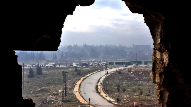 Akalla mutum 6,000 sun fice daga gabashin Aleppo