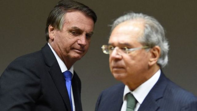 Jair Bolsonaro e Paulo Guedes