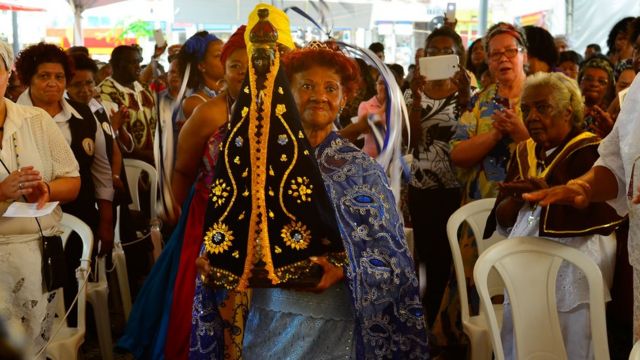 Missa afro em São Paulo comemora o Dia da Consciência Negra em 2015