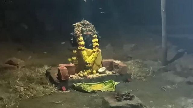 திருச்செங்கோடு தேவாலயத்தில் பிள்ளையார் சிலை