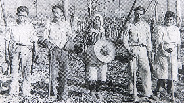 Agricultores japoneses en Colombia