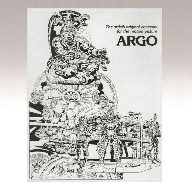 Cartel de una película falsa llamada Argo.