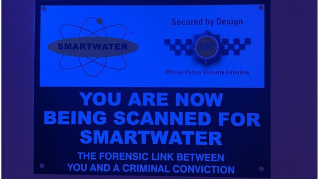SmartWater signage