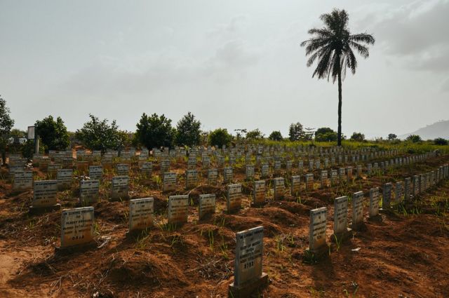 Waterloo Ebola Graveyard. Sierra Leone.