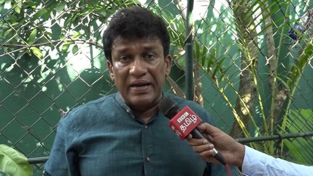 தமிழ் முற்போக்கு கூட்டணியின் தலைவர் மனோ கணேசன்