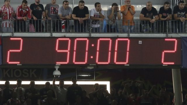 Semafor na stadionu Salcburga