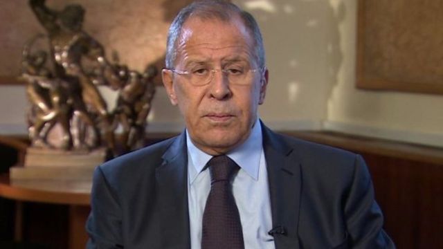Lavlov avuga ko Uburusiya bufasha prezida Assad kugwanya abitwaza iterabwoba