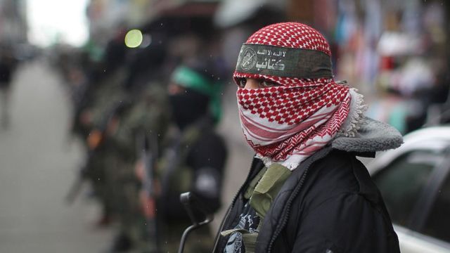 أحد أعضاء حركة حماس. صورة أرشيفية