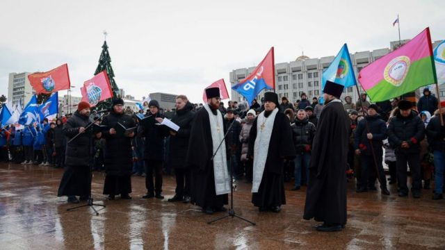 Панихида по погибшим в Самаре