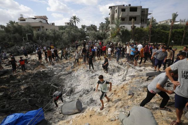 Israel attack on Gaza 17/10