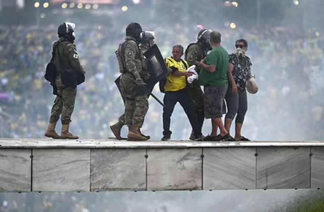 Bolsonarista é detido durante ataques do 8 de janeiro