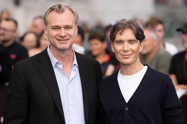 Christopher Nolan y Cillian Murphy. 