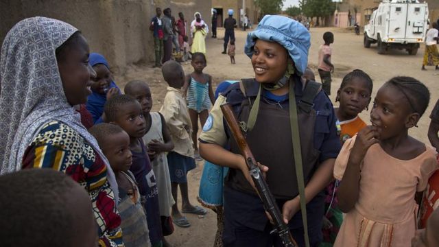 Umupolisi w'u Rwanda uri mu butumwa bwa ONU muri Central African Republic
