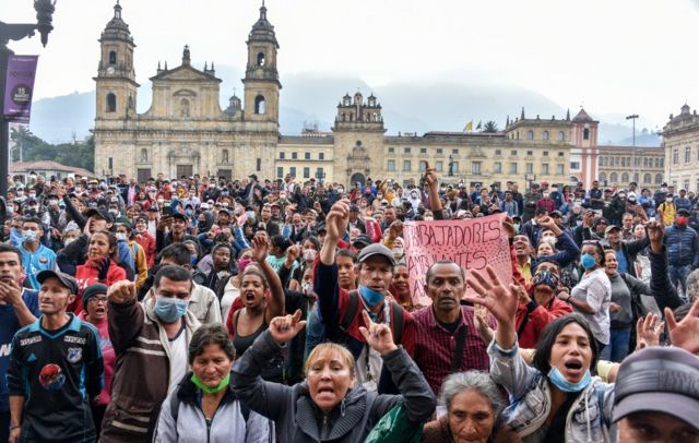 Protestas en Colombia