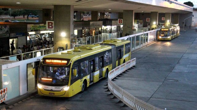 Terminal de ônibus em Brasília