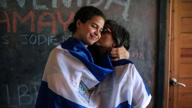La estudiante belga-nicaragüense Amaya Coppens