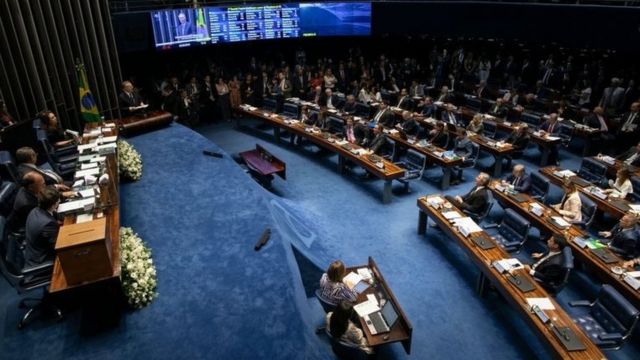 Plenário do Senado brasileiro
