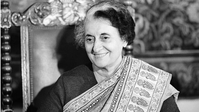 ভারতের সাবেক প্রধানমন্ত্রী ইন্দিরা গান্ধী।