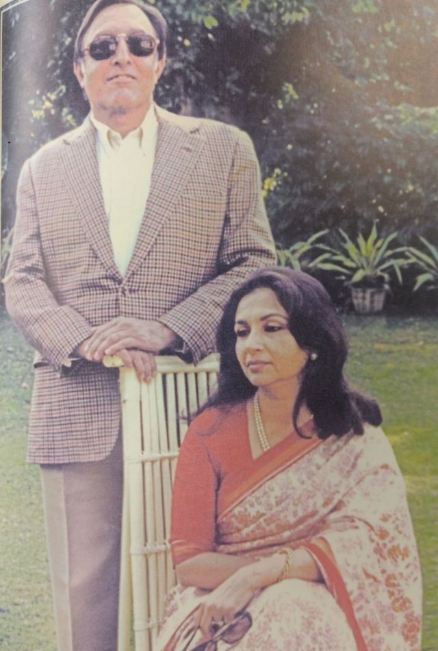 शर्मिला टैगोर के साथ टाइगर पटौदी