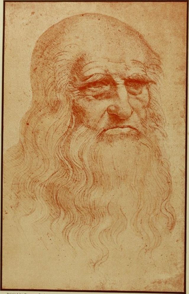 据信绘于1510年的达芬奇自画像(photo:BBC)