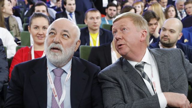 Виктор Вексельберг и Анатолий Чубайс