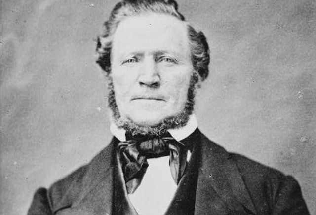 O líder mórmon Brigham Young, em imagem de 1847