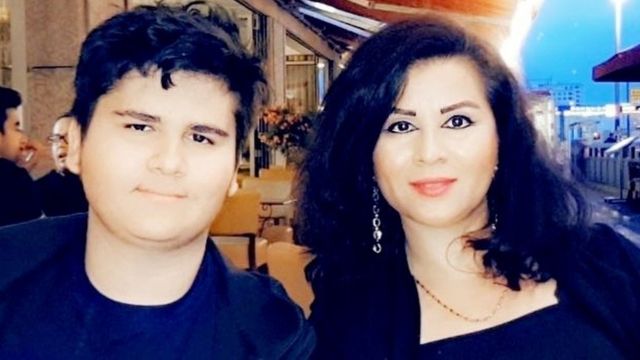 Farida Sadaat and her son