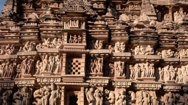 Os templos de Khajuraho