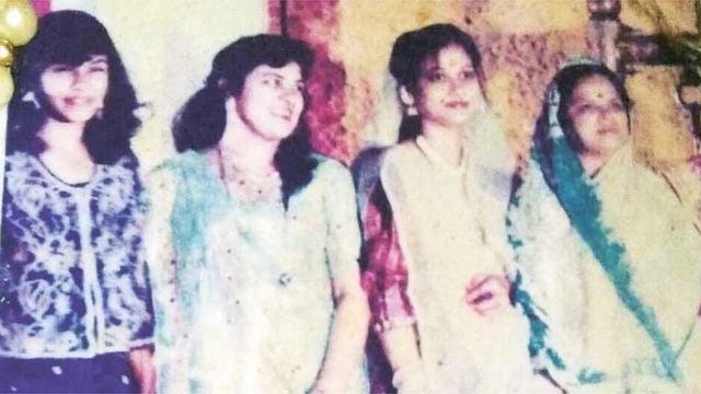 Los algunos de los miembros de la familia Khatri asesinados en hace 30 años.