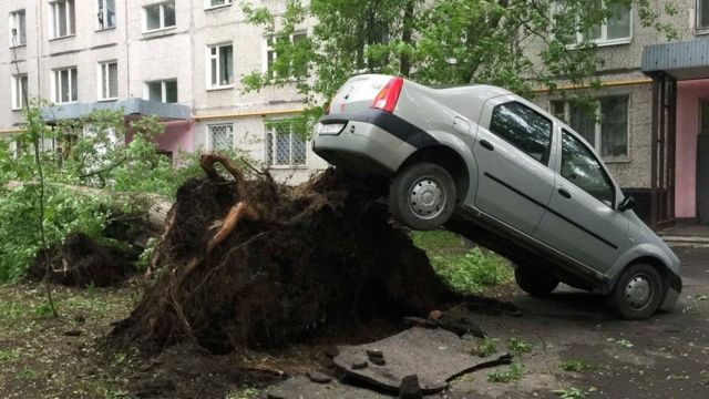 Ураган 2017 в москве фото