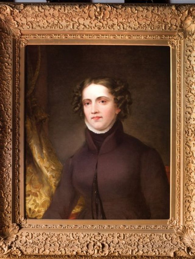 Retrato de Anne Lister en un cuadro.