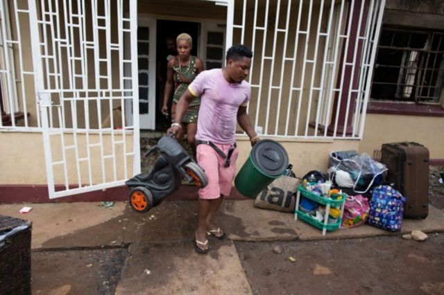Nyumba ya raia huyu wa Nigeria ilichomwa mwishoni mwa wiki mjini Pretoria