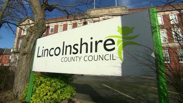 Lincolnshire County Council sign