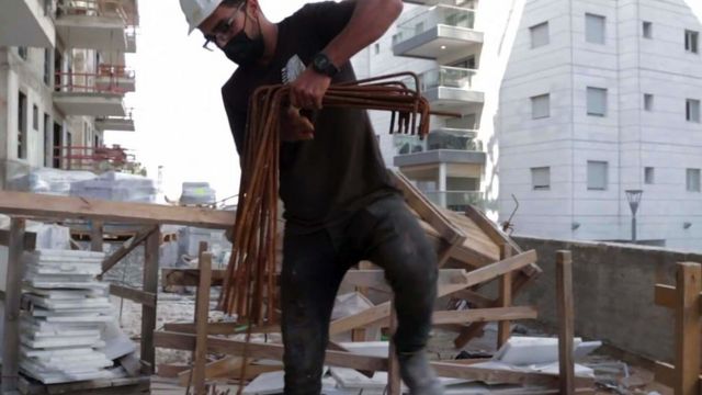Mohammad on a building site