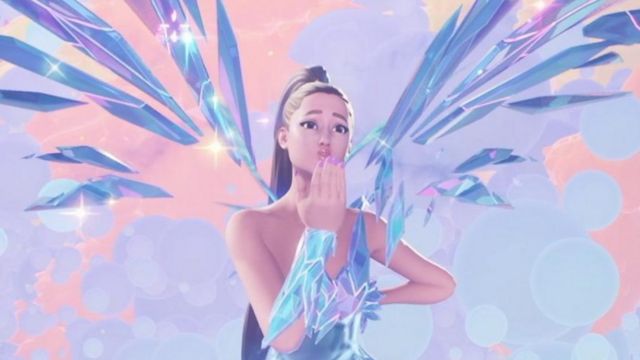 Ariana Grande sings in Fortnite's Metaverse
