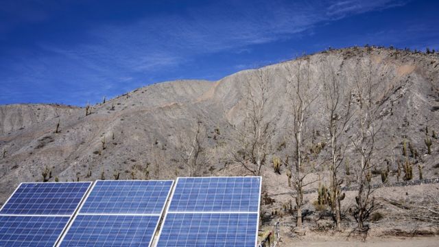 Panel solar en Salta, Argentina