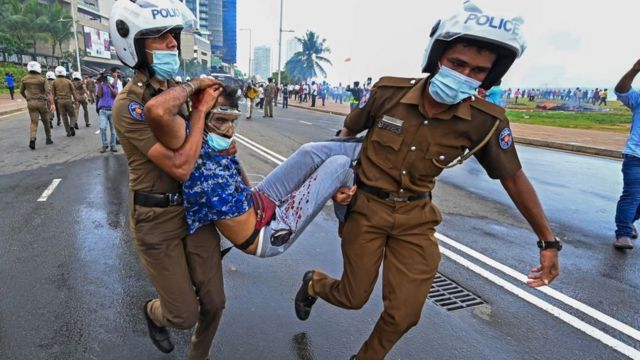 இலங்கை - போராட்டம்