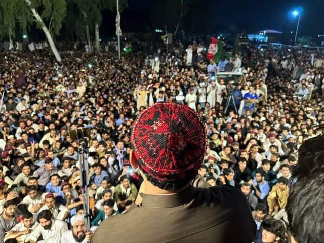 معترضان جنبش تحفظ پشتون در اسلام آباد