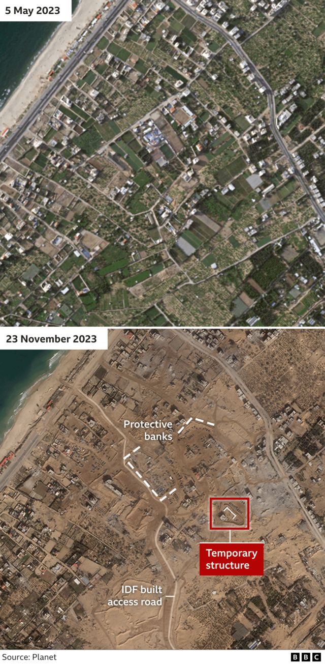 Gaza Strip in maps: How life has changed in three months - BBC News