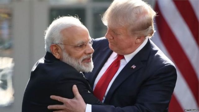 नरेंद्र मोदी और डोनल्ड ट्रंप