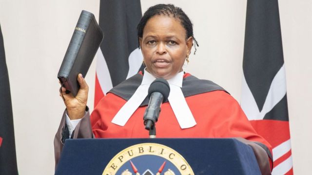 Jaji mkuu mpya Martha Koome