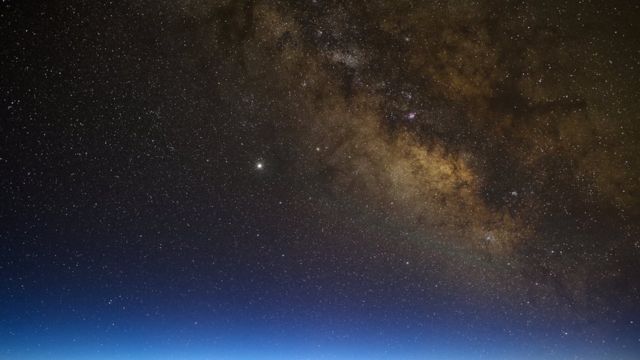 Млечни пут фотографисан са Мауне Кеа